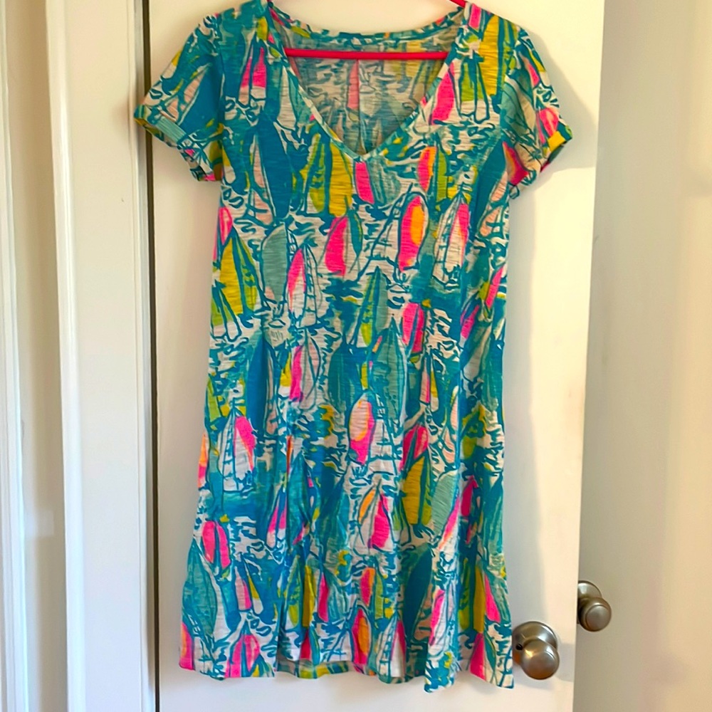 Lilly Pulitzer Cotton Sailboat Dress S